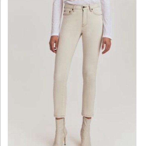 Something Navy - Cream Colored Jeans - Size 10 - Picture 1 of 7